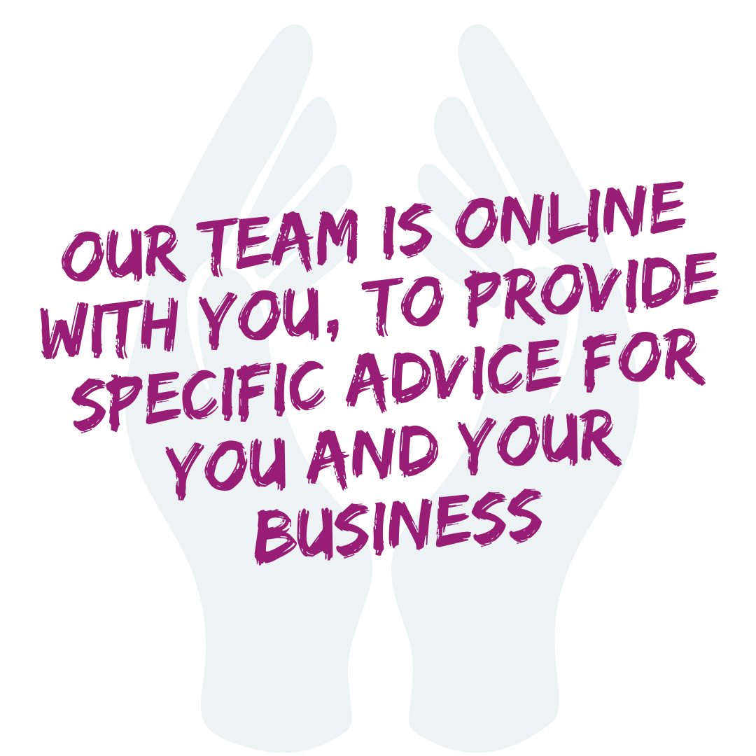 Our team is online with you, to provide specific advice for you and your business - My Own Marketing Coach